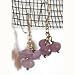 Sterling Silver Lavender Chalcedony Cluster Earrings