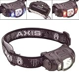 Coleman Axis Multicolor LED Headlamp 5 Light Settings: White High/Medium/Low, Red, Blue