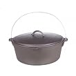 Cajun Cookware Dutch Ovens With Fry Basket 20 Quart Cast Iron Dutch Oven