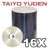 Microboard Taiyo Yuden DVD-R 16X Silver Inkjet Hub Printable 600 Pack