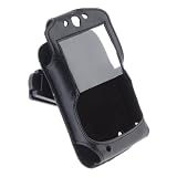 Premium Leather Case with Ratcheting Clip for Motorola Q Phone