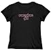 T-SHIRT WOMAN BLACK " SENEGALESE GIRL CHICK " SENEGAL Large