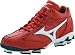 TeamExpress - Mizuno Men's Franchise Mid Baseball Cleats Scarlet/White