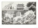 Shang Emperor Wu-Wang Alarms His Enemies with Loud Explosions Art Giclee Poster Print, 24x18
