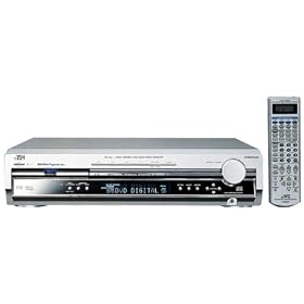 JVC RX-DV5VSL DVD Player/Receiver Combo , Silver