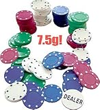 Imperfect 100 Piece Poker Chip Set with Dealer Button