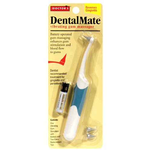 The Doctor's DentalMate Vibrating Gum Massager, (Pack of 3 Massagers) (Color May Vary)