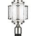 Progress Lighting P5499-09 Bay Court Collection 1-Light Post Lantern, Brushed Nickel