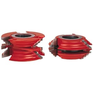 Freud UP269 Cove And Bead Profile Interior Door Rail And Stile Shaper Cutter Set, 1-1 4 Bore by Freud