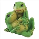 FROG FAMILY FIGURINE