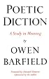 Poetic Diction: A Study in Meaning (Wesleyan Paperback)