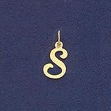 Letter S Initial Pendant