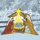 Pattern for Lawn Nativity Manger Scene