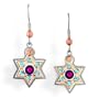 Star of David Judaic Earrings with Hypoallergenic stainless steel ear wire from the Artazia Collection #2304 JE