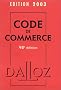 Code de commerce 2003, 98e �dition