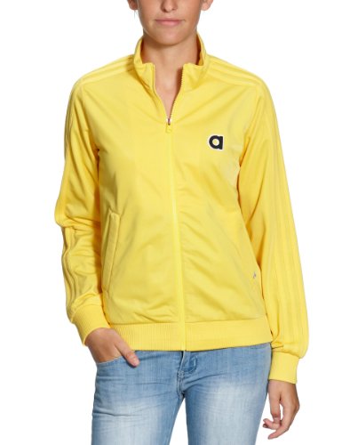 adidas Damen Zip-Jacke ICONIC TT, wonder glow f10, 40