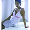 Cotton Dot/Lace Nursing Chemise by Belabumbum MATCON32N