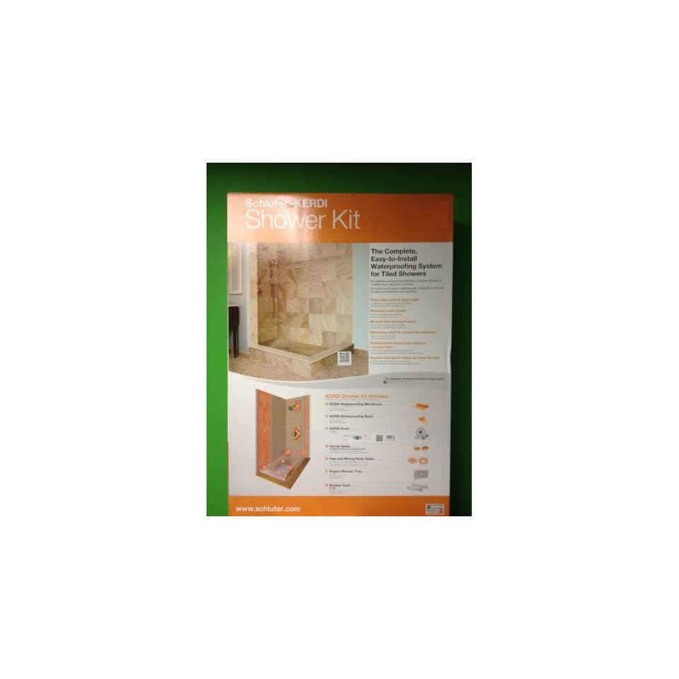 Schluter System 32 X60 Offset Shower Kit With Drain Kerdi Shower