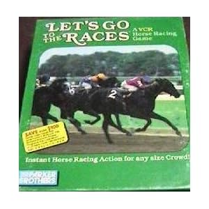 Lets Go to the Races VCR Horse Racing Game