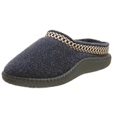  : Slippers International Women's Wool Blend Clog Slipper,Navy,5 Má