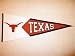 Texas, University of - Mascot - Classic NCAA College (Pennants)