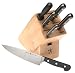 Kitchen & Housewares : J.A. Henckels International Classic Forged 7-Piece Stainless-Steel Knife Set with Hardwood Block