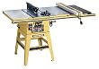 Powermatic 1791227K Model 64 Artisan 10-Inch Left Tilt 1-1/2 Horsepower Contractor Saw with 30-Inch Accu-Fence and 2 Cast Iron Extension Wings, 115/230-Volt 1 Phase