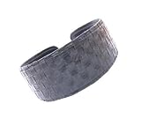 Caravan Wide And Comfortable Leather Basket Weave Headband In Colors