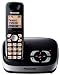 Panasonic KX-TG6521EB DECT Single Digital Cordless Phone Set with Answer Machine - Black