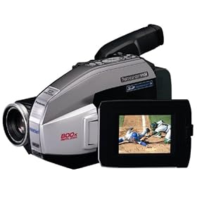 Panasonic PVL652 VHS-C Multicam Camcorder w/ 3.0"Color LCD & 8MB SD Memory Card