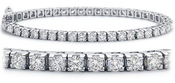 Ladies 5 Carat Tennis Bracelet