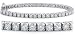 Ladies 3 Carat Diamond 14KT White Gold Tennis Bracelet