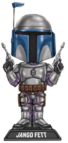 �ե���  Wacky Wobbler - Star Wars: Jango Fett ����ӥ������ɥ� ����ӥ������� ����ɥ� ��ͥ ��ǥ� ���᡼�� �ե��� �����꡼ ���� ư�� �̿���