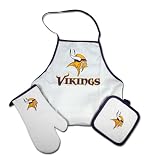 Minnesota Vikings Tailgate Apron, Mitt, Pot Holder Set