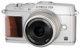 OLYMPUS �}�C�N����� PEN E-P5 17mm F1.8 �����Y�L�b�g(�r���[�t�@�C���_�[ VF-4�Z�b�g) �z���C�g �v���~�A�����f�� E-P5 17mm F1.8 LKIT WHTPR