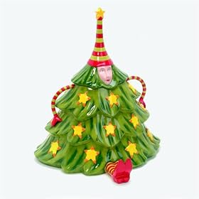 Department 56 Krinkles Christmas Tree Cookie Jar #36052 by Krinkles