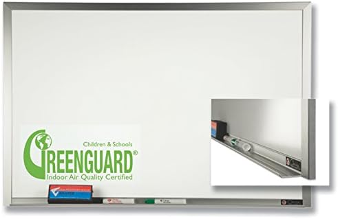 Claridge TL2034-75 Trimline Plus Magnetic Markerboard, 3'H x 4'W