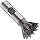 Niagara Cutter DT456 Single Angle Shank Type Dovetail Cutter, High Speed Steel, Uncoated (Bright), Weldon Shank, 45 Degree Angle, 2-1/2" Cutter Diameter, 12 Tooth, 3/4" Face Width