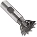 Niagara Cutter DT456 Single Angle Shank Type Dovetail Cutter, High Speed Steel, Uncoated (Bright), Weldon Shank, 45 Degree Angle, 1-7/8" Cutter Diameter, 12 Tooth, 1/2" Face Width