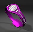 Active Energy Bracelet Wristband PINK w/ WHITE Lettering