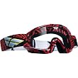 Fly Racing Zone Adult Motocross/Off-Road/Dirt Bike Motorcycle Goggles Eyewear - Red/Black/Clear