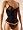 Black Waist Cincher Body Shaper Stretch Lace boning Cupless Sizes: Small