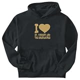 Sweatshirt Black  I Love St. Vincent & The Grenadines  Country