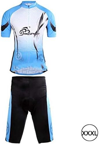 DS-Cycling Short Sleeves Jersey + Shorts Set for Men (Size: XXXL) ~.