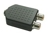 Audio Adapter, InLine®, 3,5mm Klinke Buchse Stereo an 2x Cinch Buchse