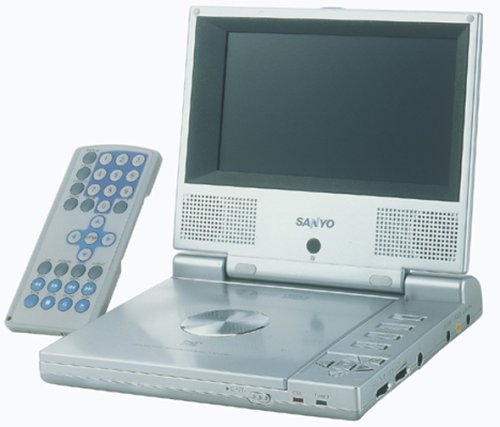 SANYO ポータブルDVDプレーヤー「ムービッシュ」DVD-HP58