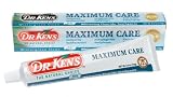Dr. Kens All Natural Maximum Care Whitening Fluoride Toothpaste, Wintergreen Clean, 6-Ounce Tubes (Pack of 4)
