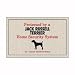 Protected by Jack Russell Terrier Doormat