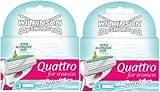 Wilkinson Quattro for Women Sensitive Razor Blades (2 x 3 Packs)