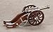 Replica Antique Canon: Metal and Wood Model Canon Desk Sculpture - Aspen Country Store
